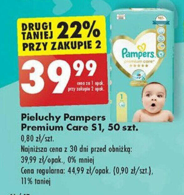 pieluchy premium care 1 promocja