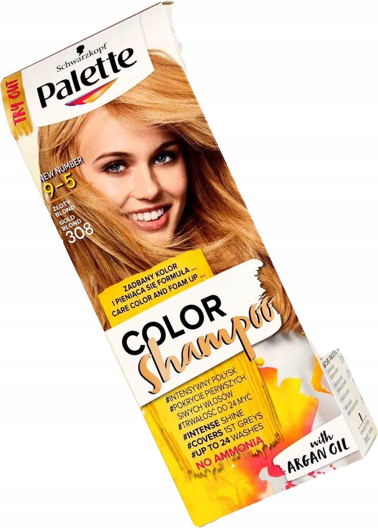 szampon koloryzujący palette blond 308