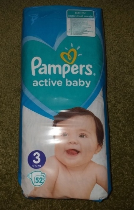 pampers active baby 3 52 szt