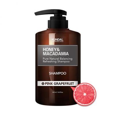 kundal szampon do włosów różowy grejpfrut honey&macadamia shampoo