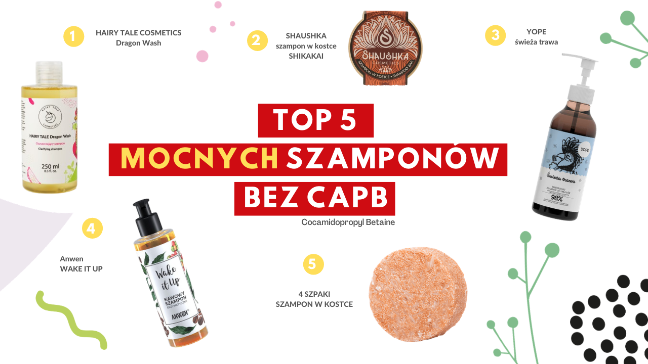 lista szampon bez cocamidopropyl betaine