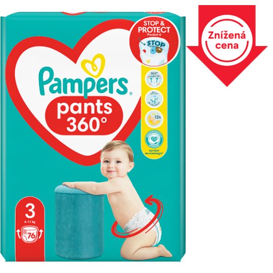 pampers pants 3 60 szt tesco