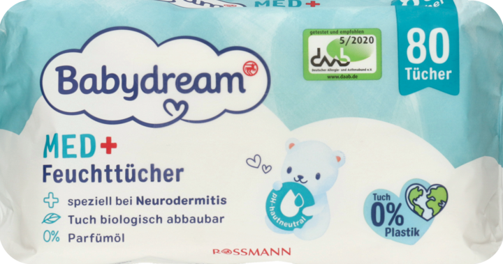 baby dream chusteczki nawilżane oil