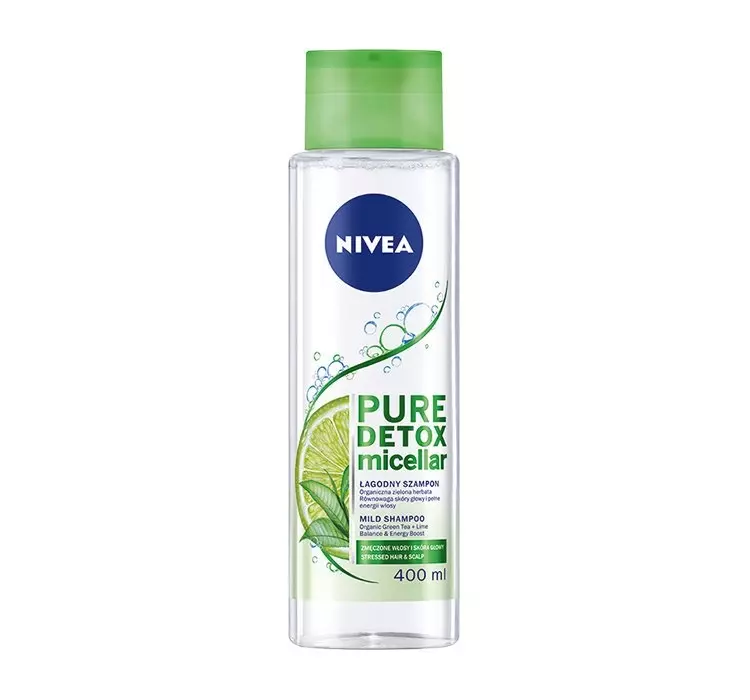 micelarny szampon nivea pure detox 400 ml