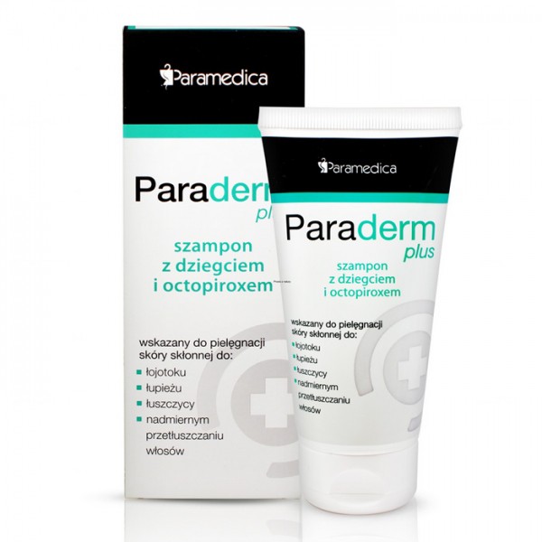 paraderm plus szampon z dziegciem i octopiroxem