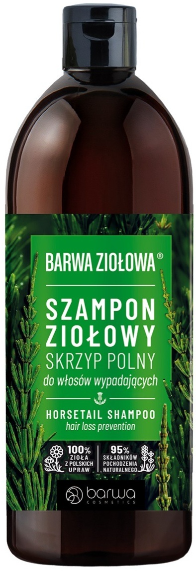 barwa ziołowa szampon skrzyp polny do włosów wypadających 480ml