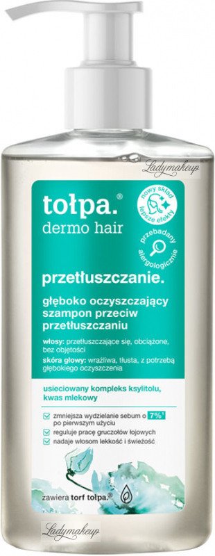 dermo hair głęboko oczyszczający szampon przeciw przetłuszczaniu 250 ml rosmann