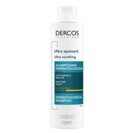 vichy dercos szampon ultrakojący włosy suche 390 ml