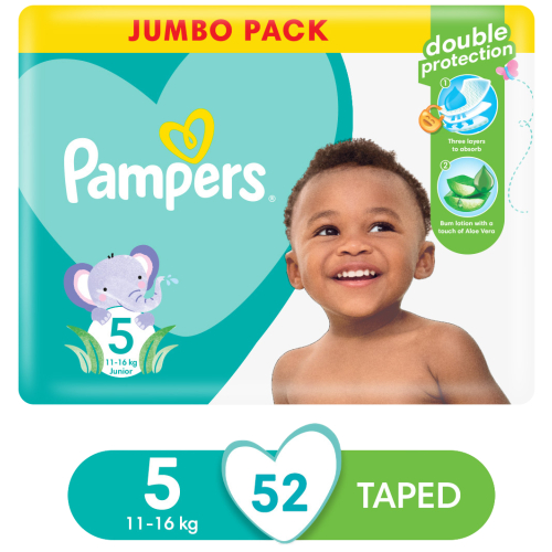 pampers active baby 5 52 szt