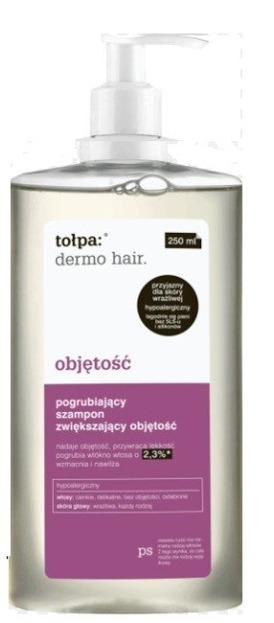 dermo hair pogrubiający szampon zwiększający objętość 250ml cena