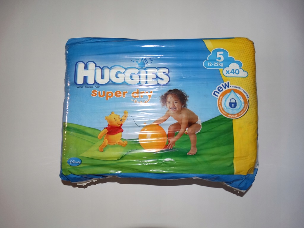 pieluchy huggies nr 5 40 szt super dry cena