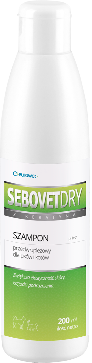 eurowet sebovet-dry szampon przeciwłupieżowy 200ml