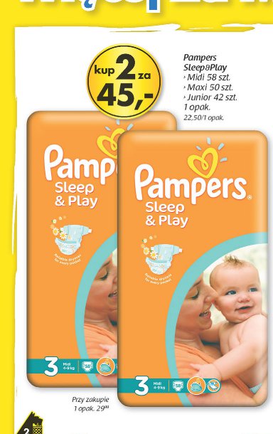 pampers sleep and play gazetka netto