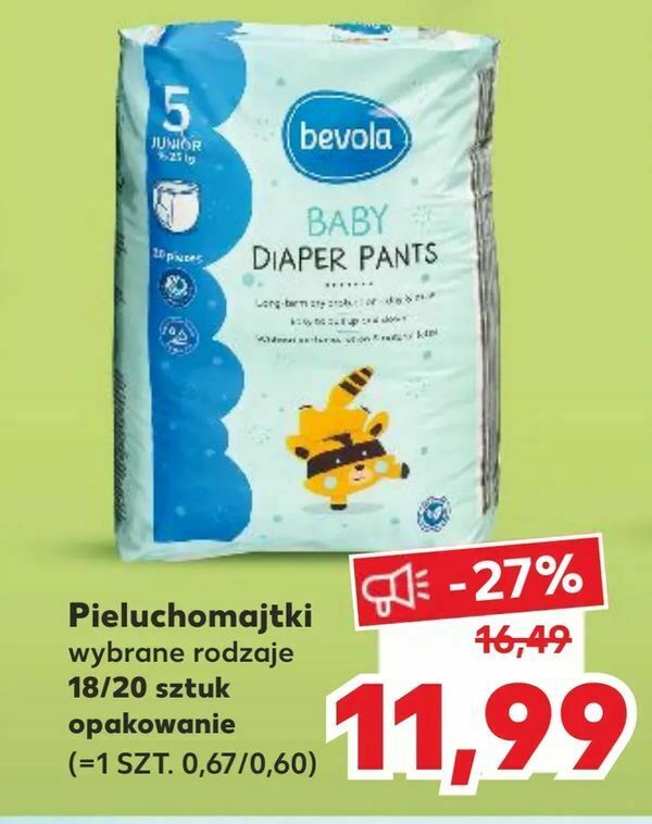 pieluchomajtki kaufland