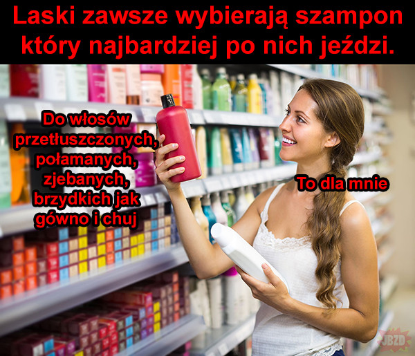 szampon do wlosow chujowych