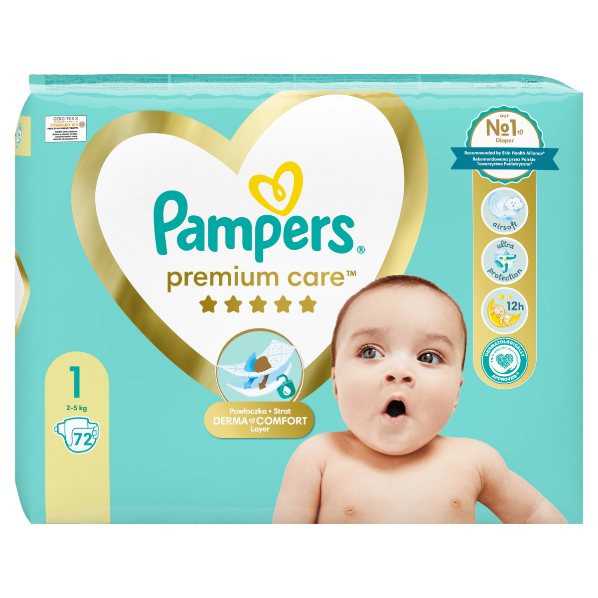 chusteczki pampers premium gold