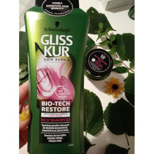 schwarzkopf gliss kur bio-tech restore rich shampoo szampon do włosów