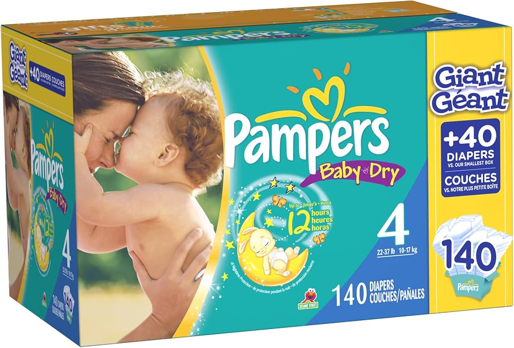 pampers large box