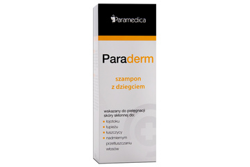 paraderm szampon z dziegciem 150g