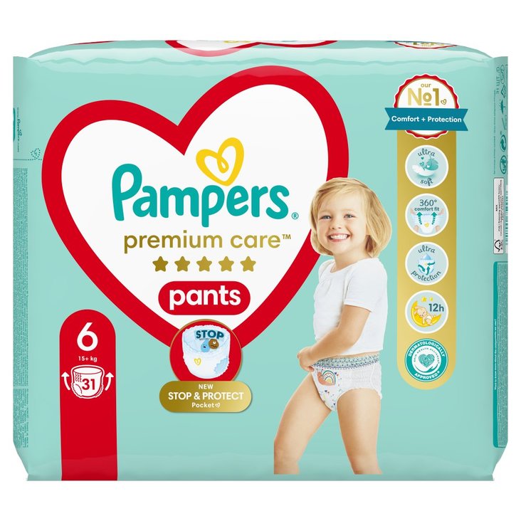 pieluchomajtki pampers premium care niemcy