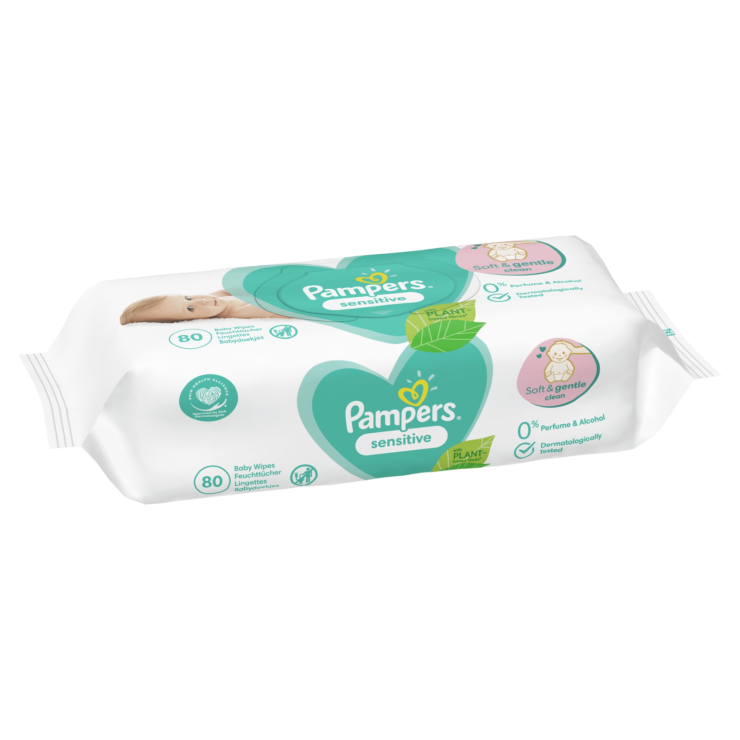 chusteczki pampers sensitive 6x80