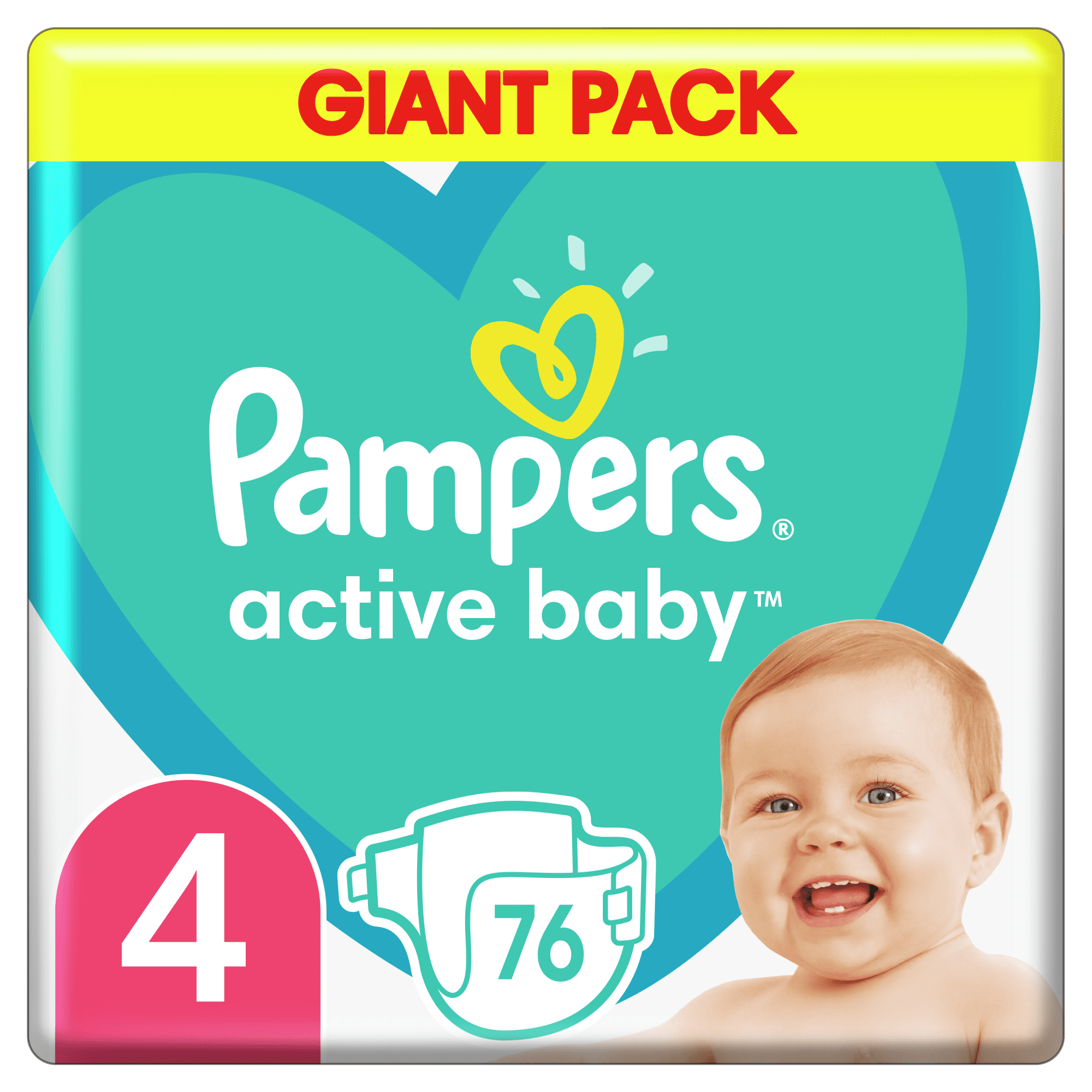 pampers active baby 4 maxi 76