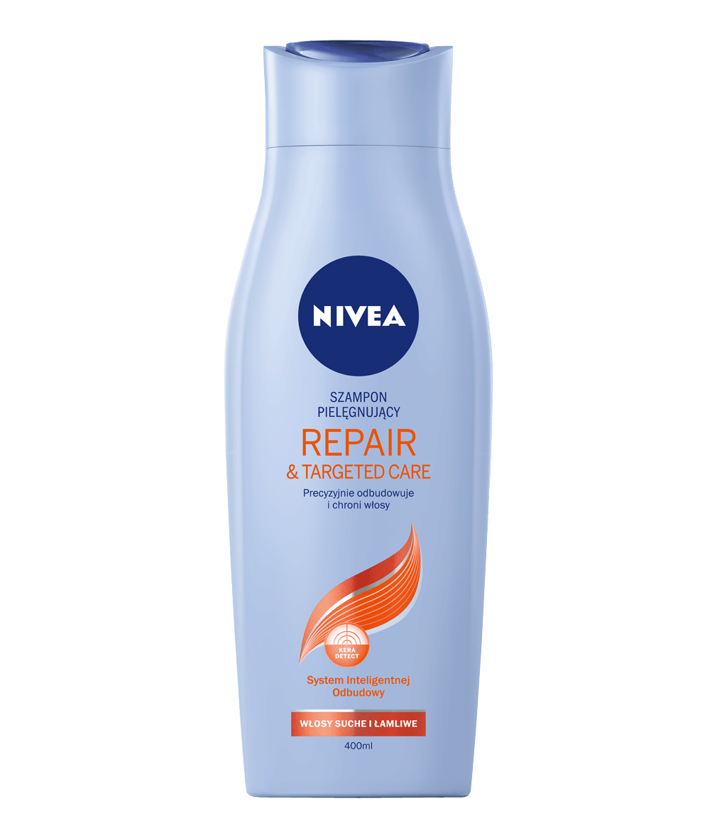 nivea long hair repair szampon silikony