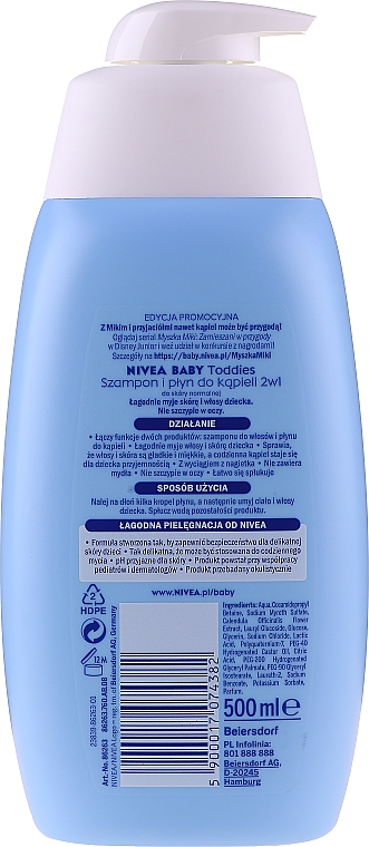 nivea baby toddies szampon do włosów do skóry normalnej wizaz