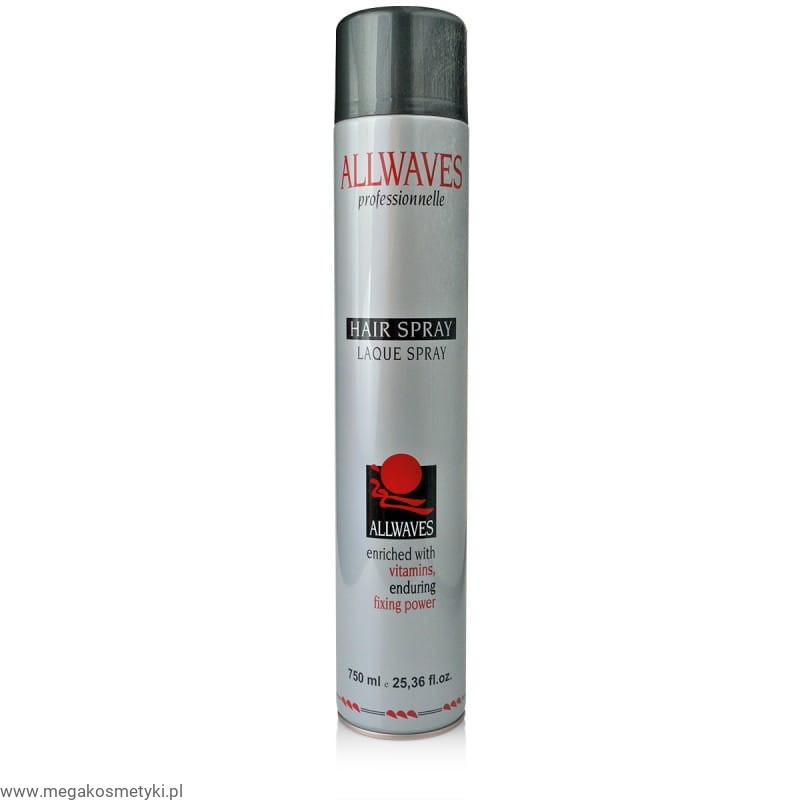 lakier do włosów allwaves 750ml