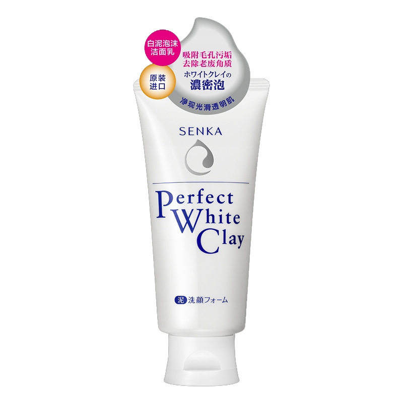 Shiseido Senka Perfect White Clay Płyn do mycia twarzy 120g