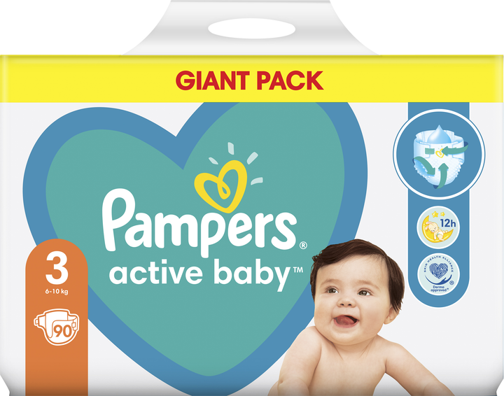 pampers activ bebe 3 90szt