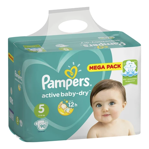 pampers active baby mega pack 5