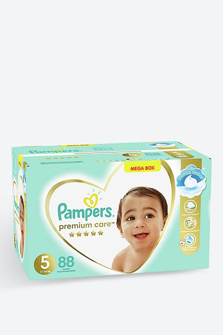 pampers premium care 5 mega box