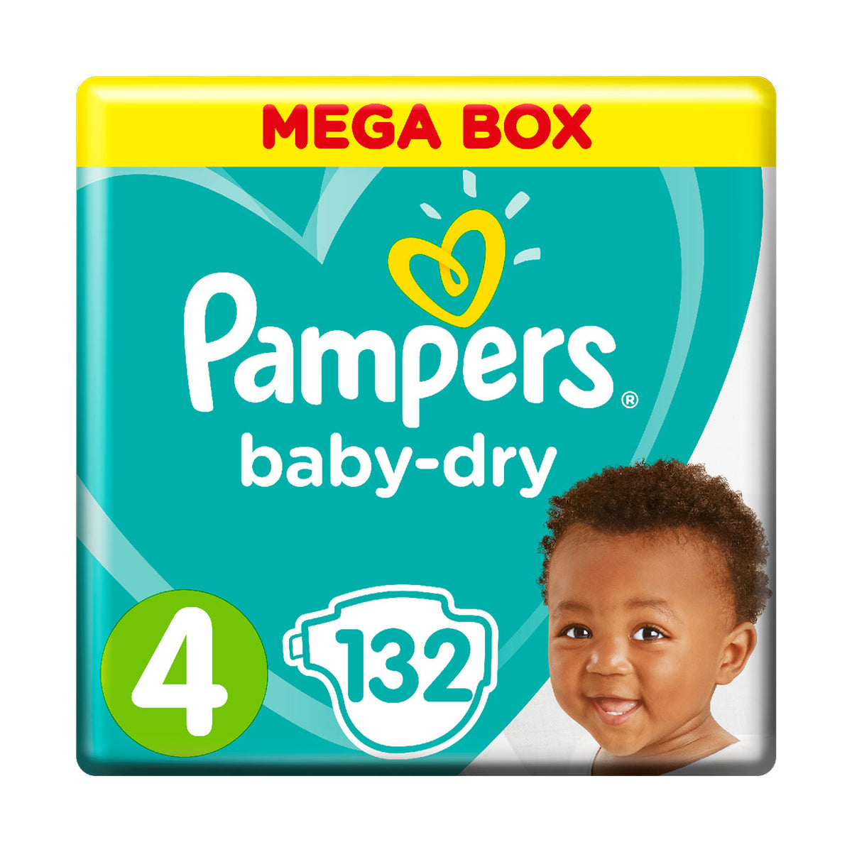 pampers box baby dry