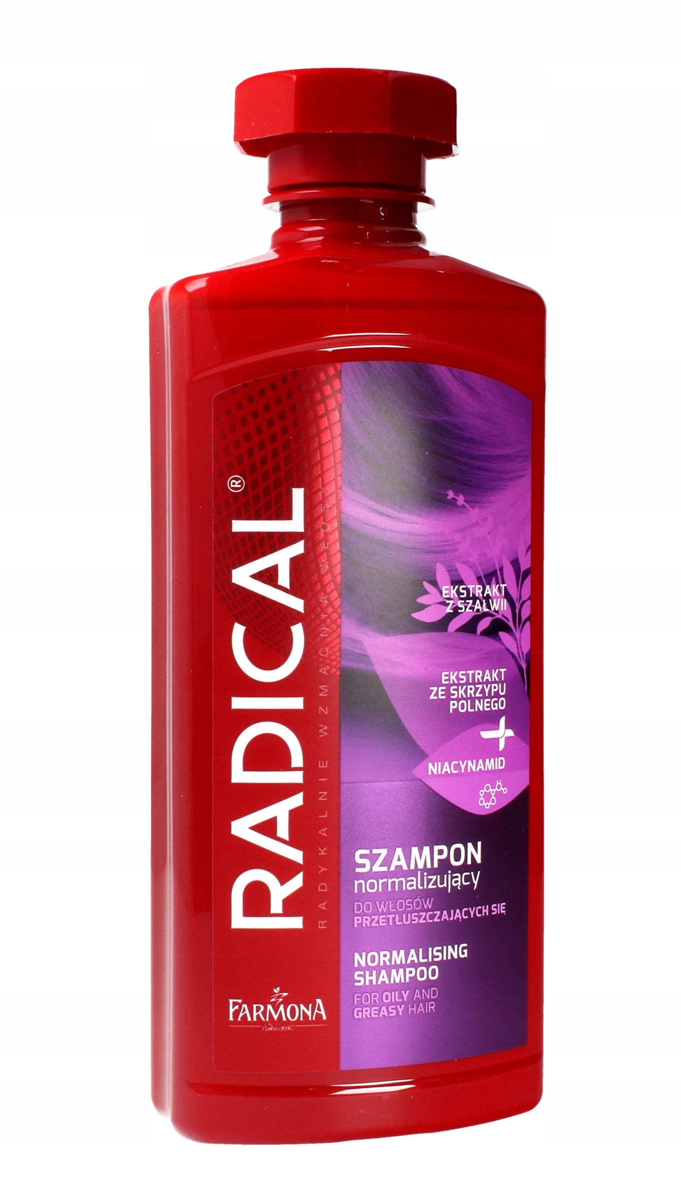 radical normalizujący normalizujący szampon do włosów tłustych 400ml