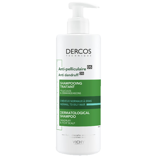 vichy dercos szampon przeciwłupieżowy do włosów tłustych 390ml