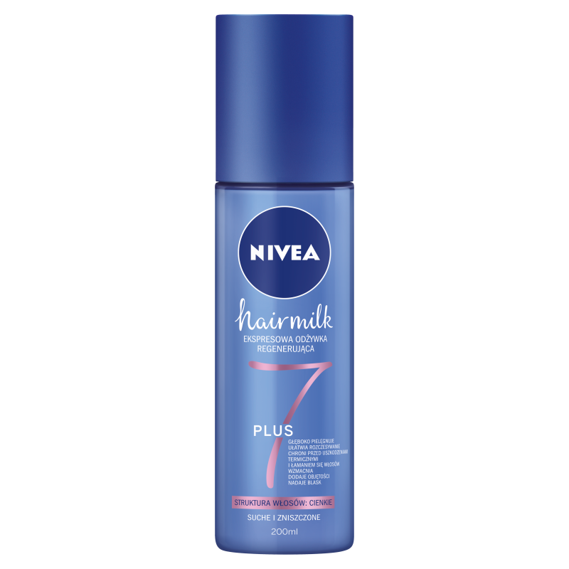 nivea hairmilk ekspresowa odżywka regenerująca do włosów suchych i zniszczonych