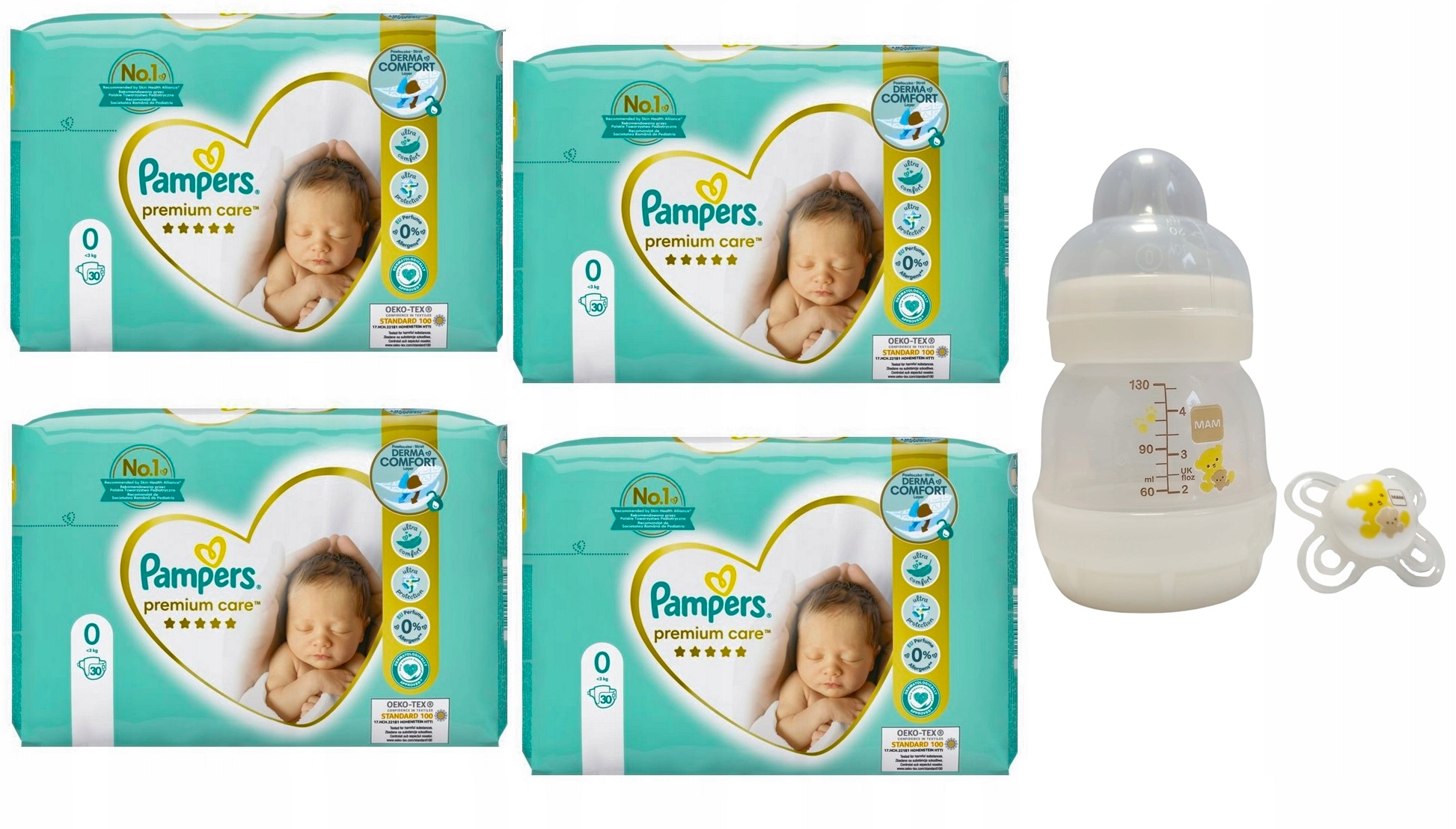 pampers premium care 0 duze paczki