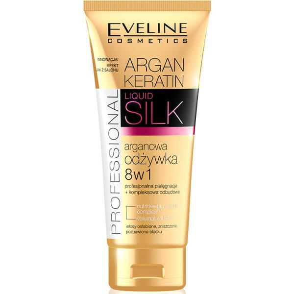 eveline argan keratin liquid&silk olejek do włosów odżywczy