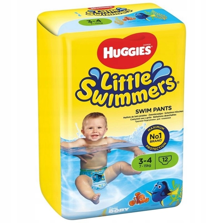 huggies pieluchy little swimmers 7-15kg allegro