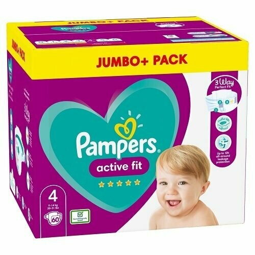 pampers active fit size 4