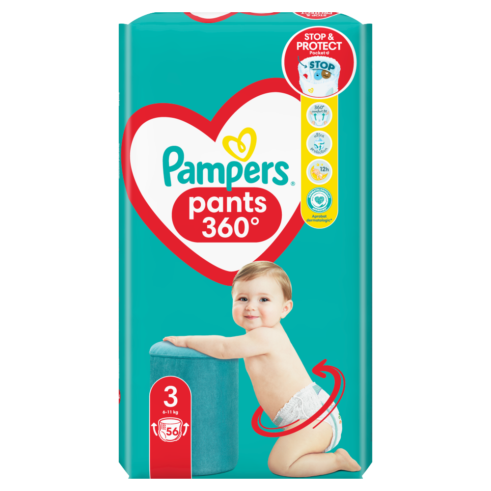 pampers pieluchomajtki midi 3