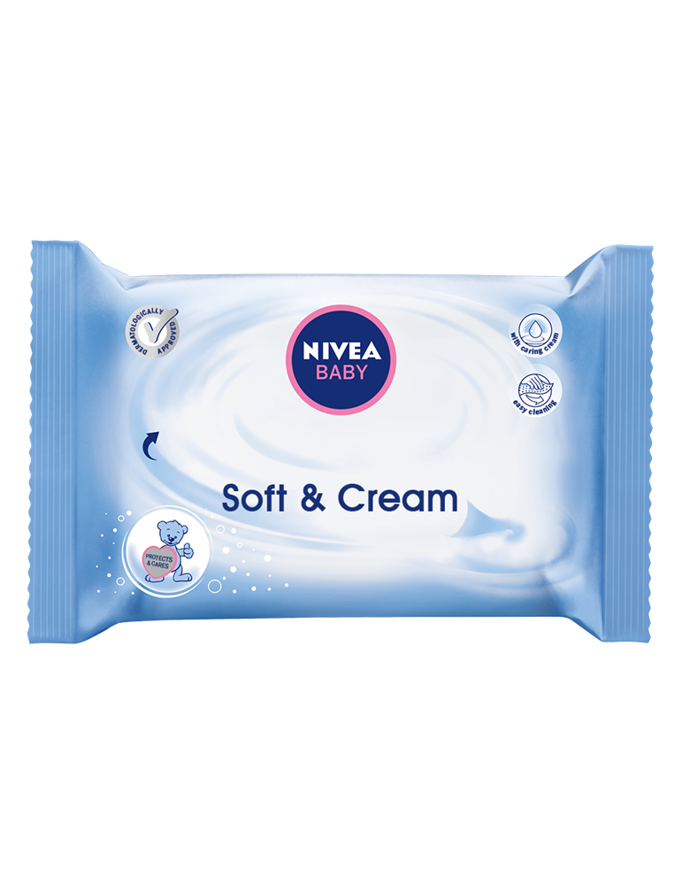 nivea baby chusteczki nawilżane soft & creme