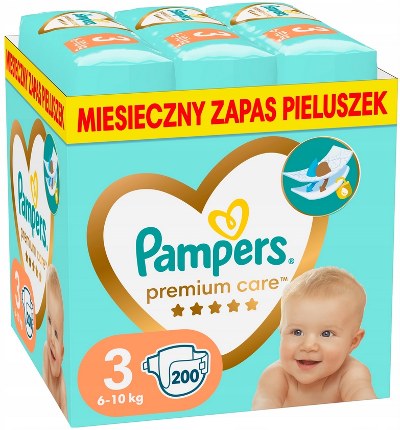 pampers premium care 3 midi 204