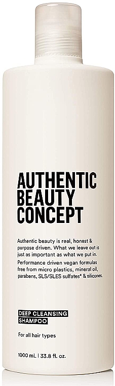 authentic beauty concept deep szampon głęboko oczyszczający