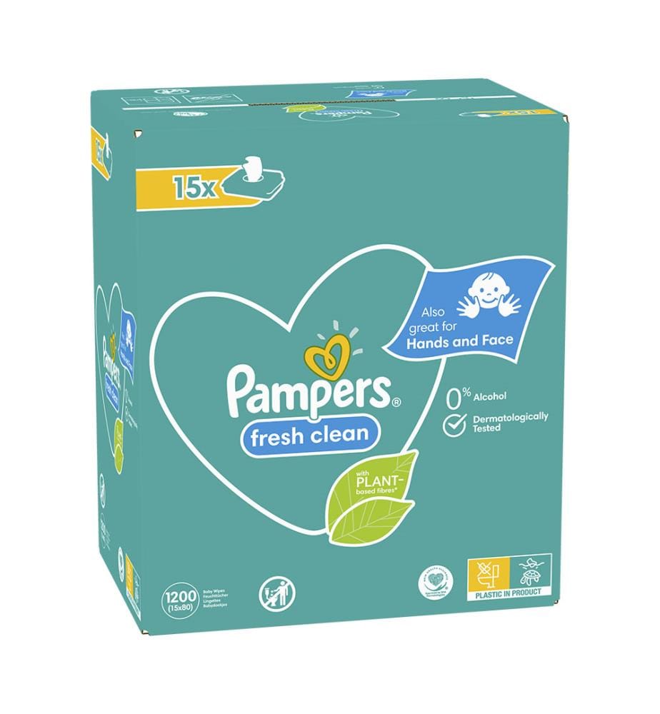 pampers fresh clean 80