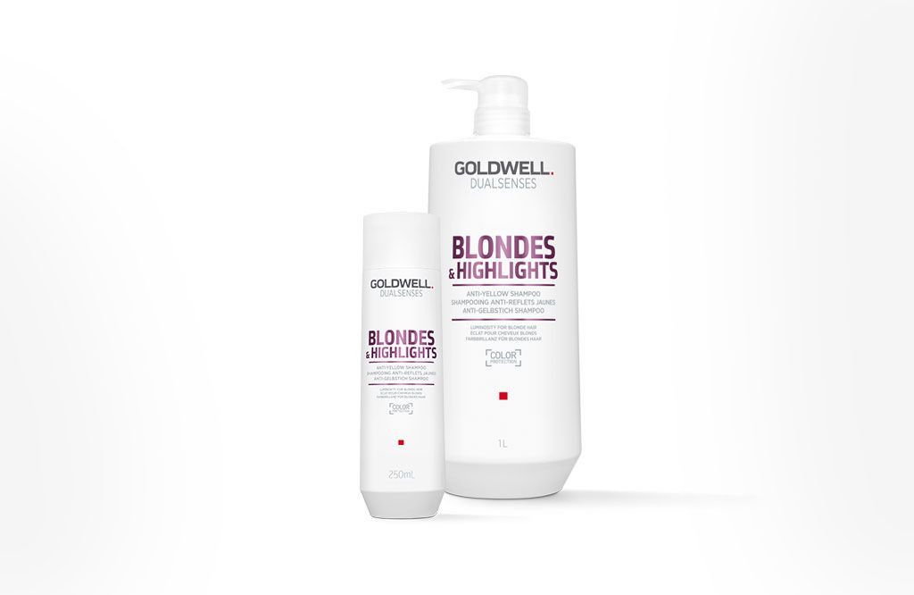 dualsenses blondes & highlights shampoo szampon niwelujący żółty odcień włosów