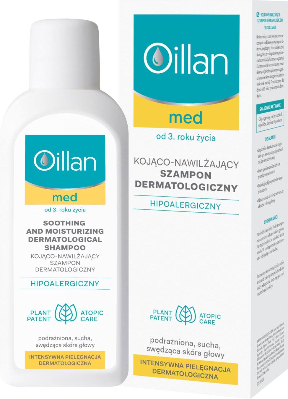 oillan med+ szampon do włosów 150 ml