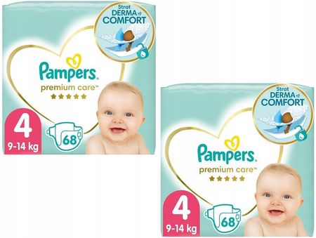 pieluchy pampers różowe i niebieskie