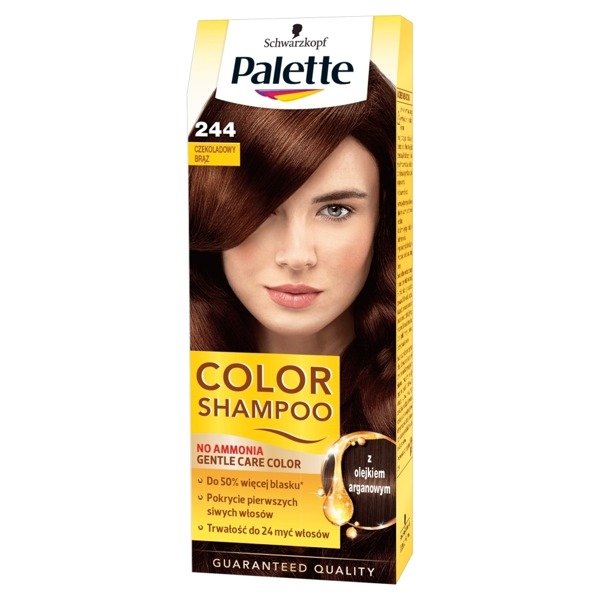 palette color shampoo szampon koloryzujący 231 jasny brąz